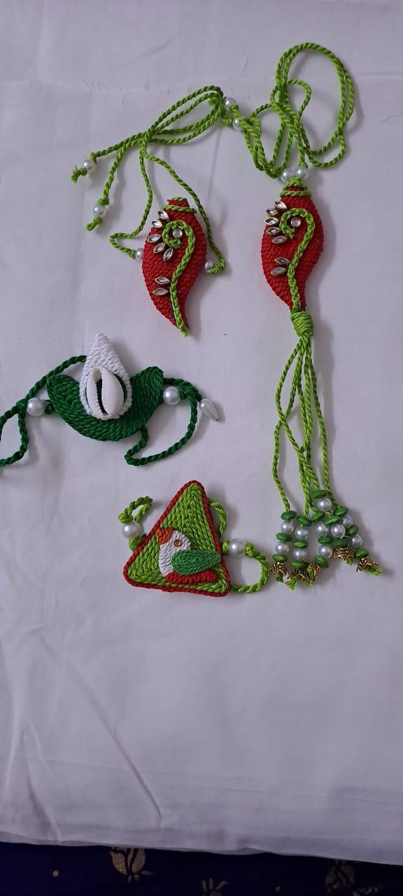 Combo rakhi set for Rakshabandhan festival (4 pcs including Bhai- Bhabhi set)