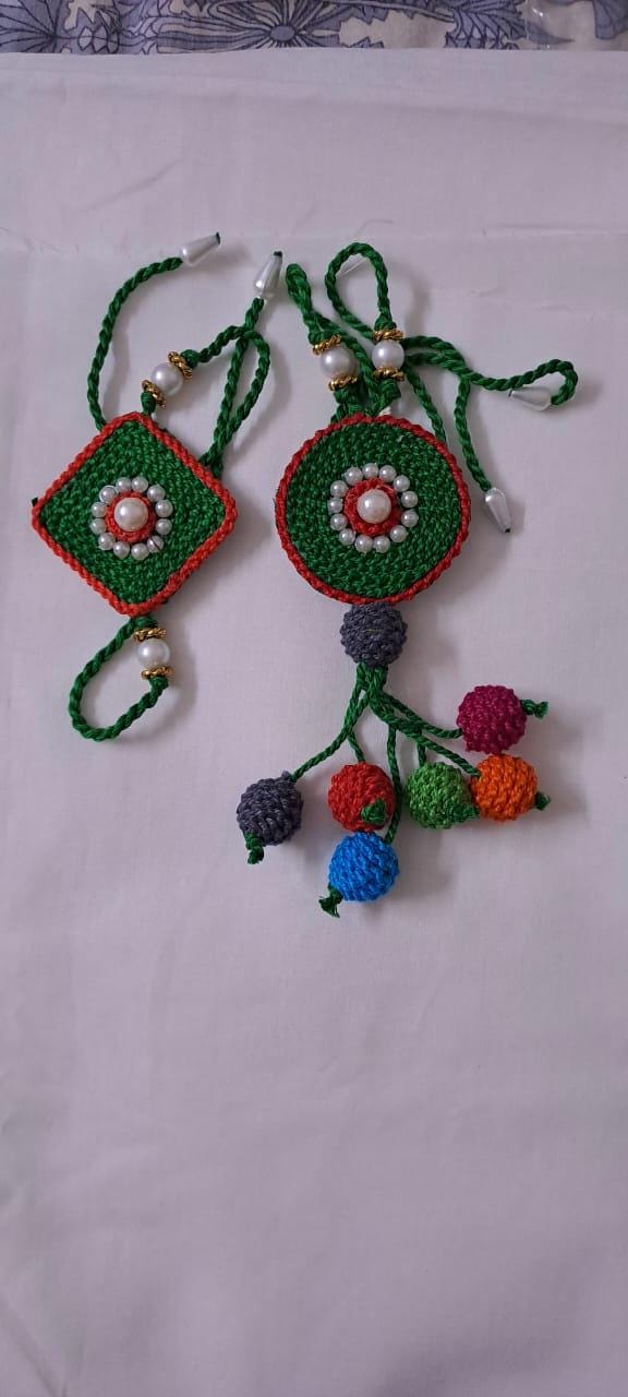 Combo rakhi set for Rakshabandhan festival (4 pcs including Bhai- Bhabhi set)