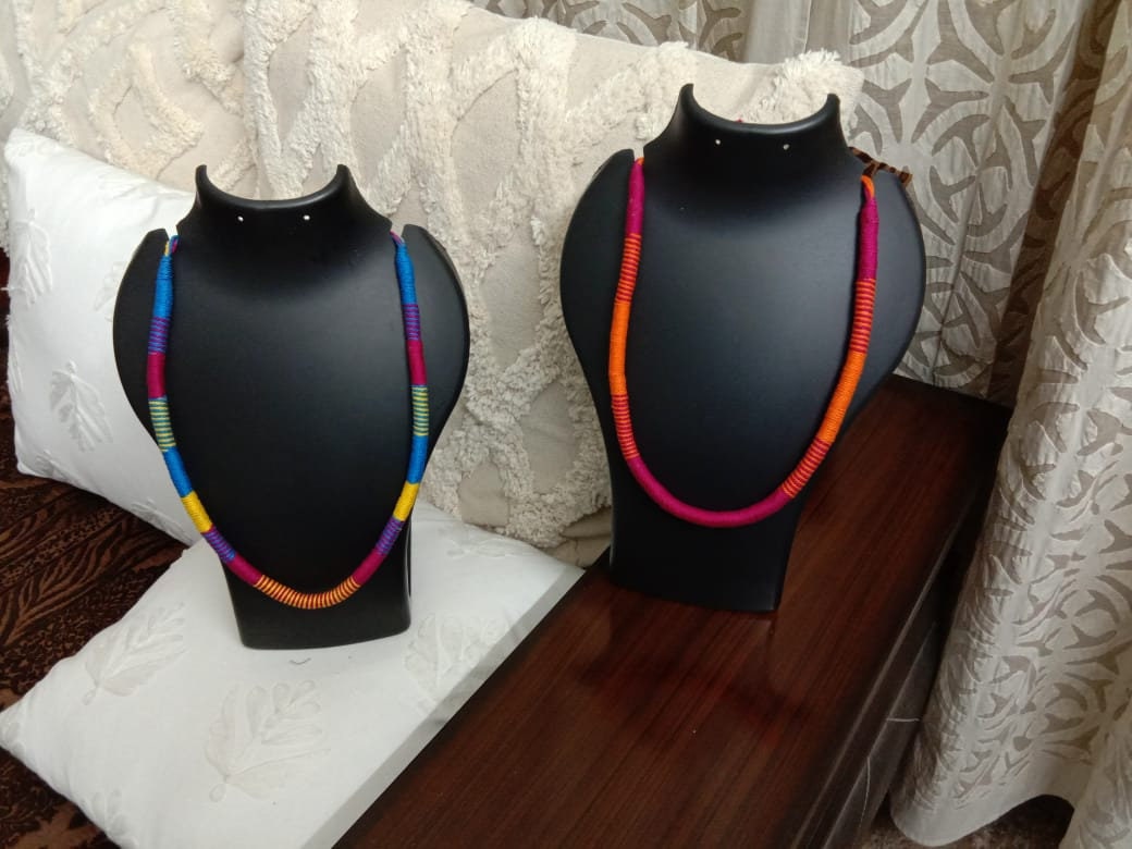 Handmade combo thread string jewellery  for summers