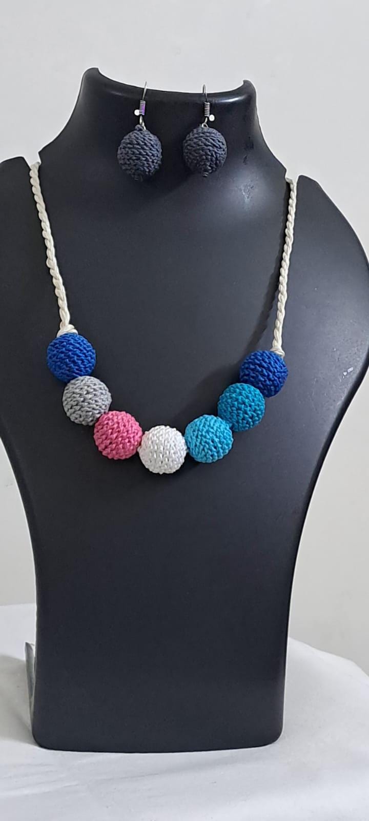 Handmade thread beads jewellery for summers
