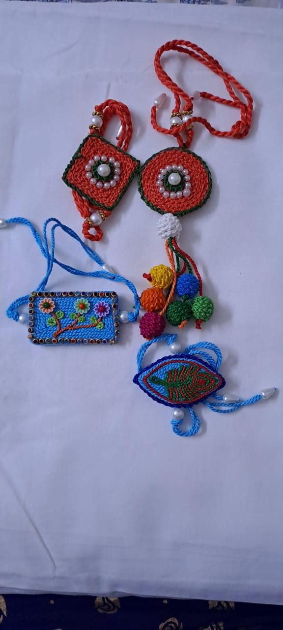 Combo rakhi set for Rakshabandhan festival (4 pcs including Bhai- Bhabhi set)