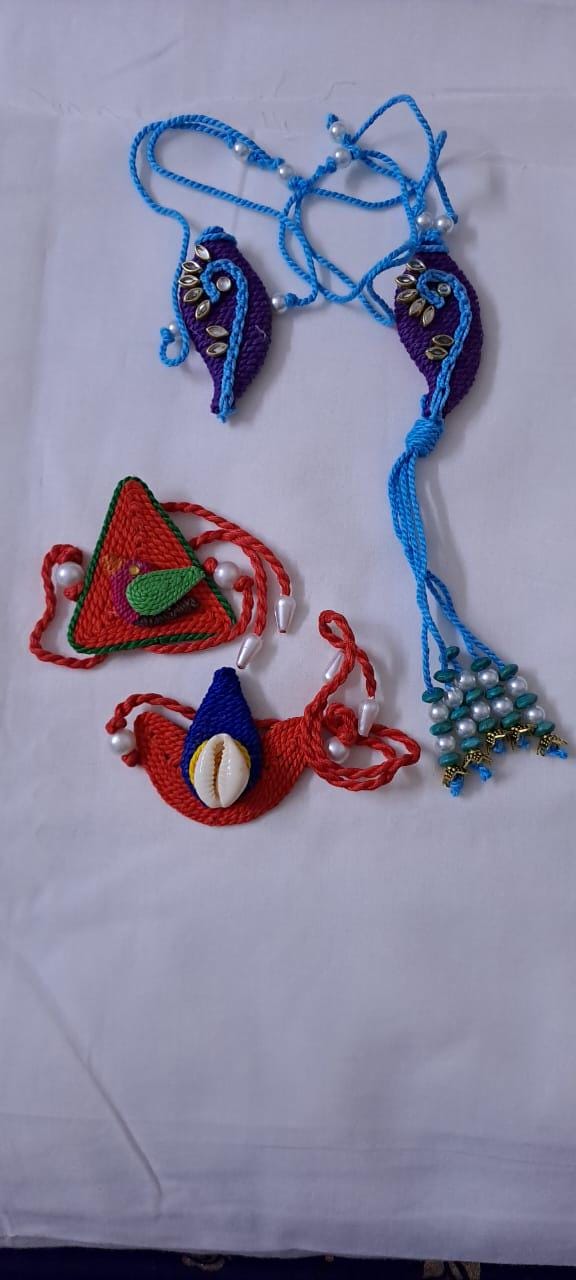 Combo rakhi set for Rakshabandhan festival (4 pcs including Bhai- Bhabhi set)