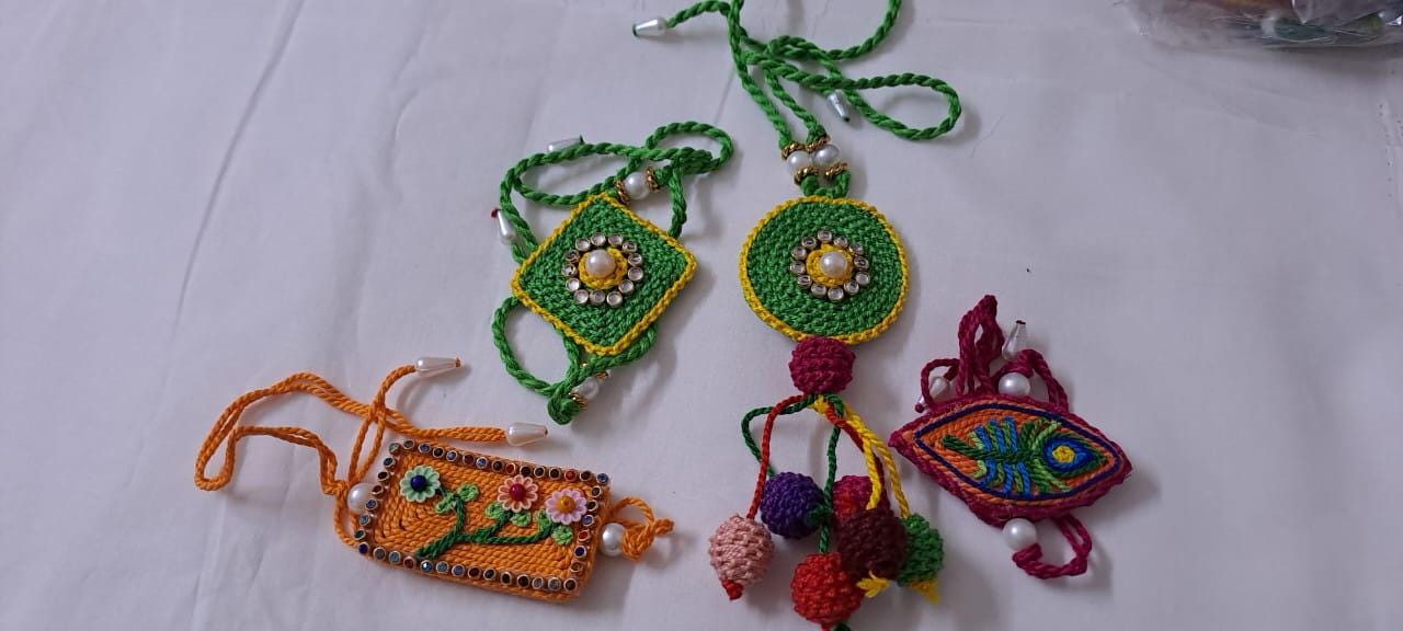 Combo rakhi set for Rakshabandhan festival (4 pcs including Bhai- Bhabhi set)
