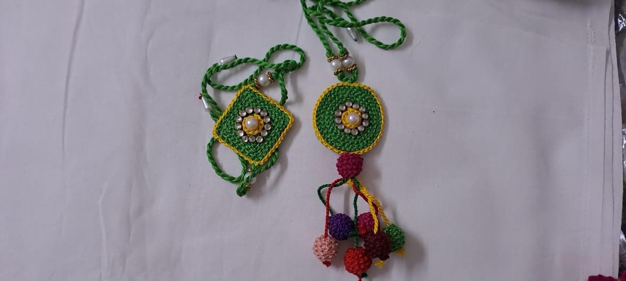 Combo rakhi set for Rakshabandhan festival (4 pcs including Bhai- Bhabhi set)