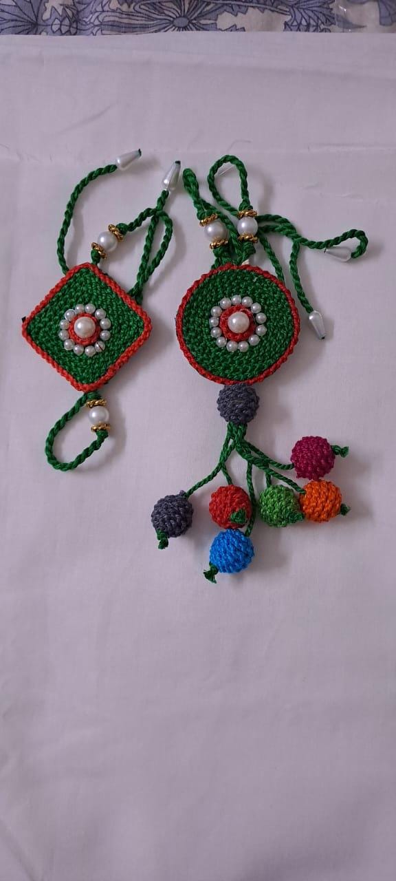 Combo rakhi set for Rakshabandhan festival (4 pcs including Bhai- Bhabhi set)