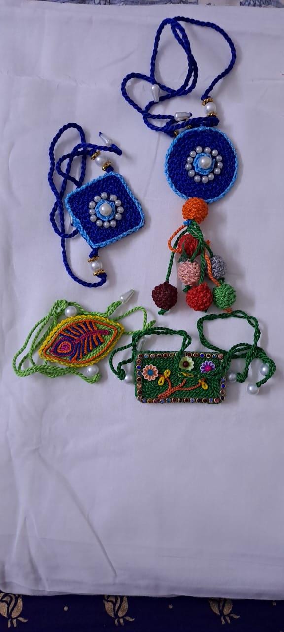 Combo rakhi set for Rakshabandhan festival (4 pcs including Bhai- Bhabhi set)