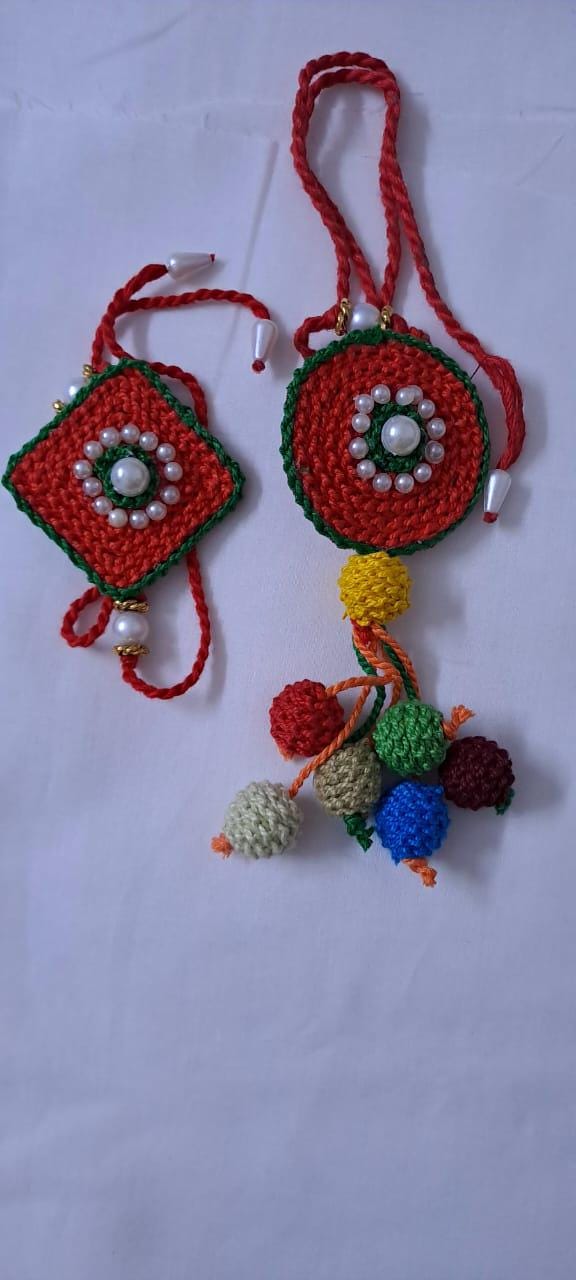 Combo rakhi set for Rakshabandhan festival (4 pcs including Bhai- Bhabhi set)