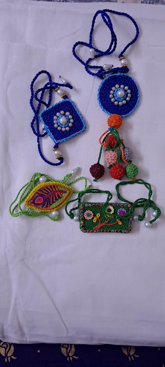 Combo rakhi set for Rakshabandhan festival (4 pcs including Bhai- Bhabhi set)