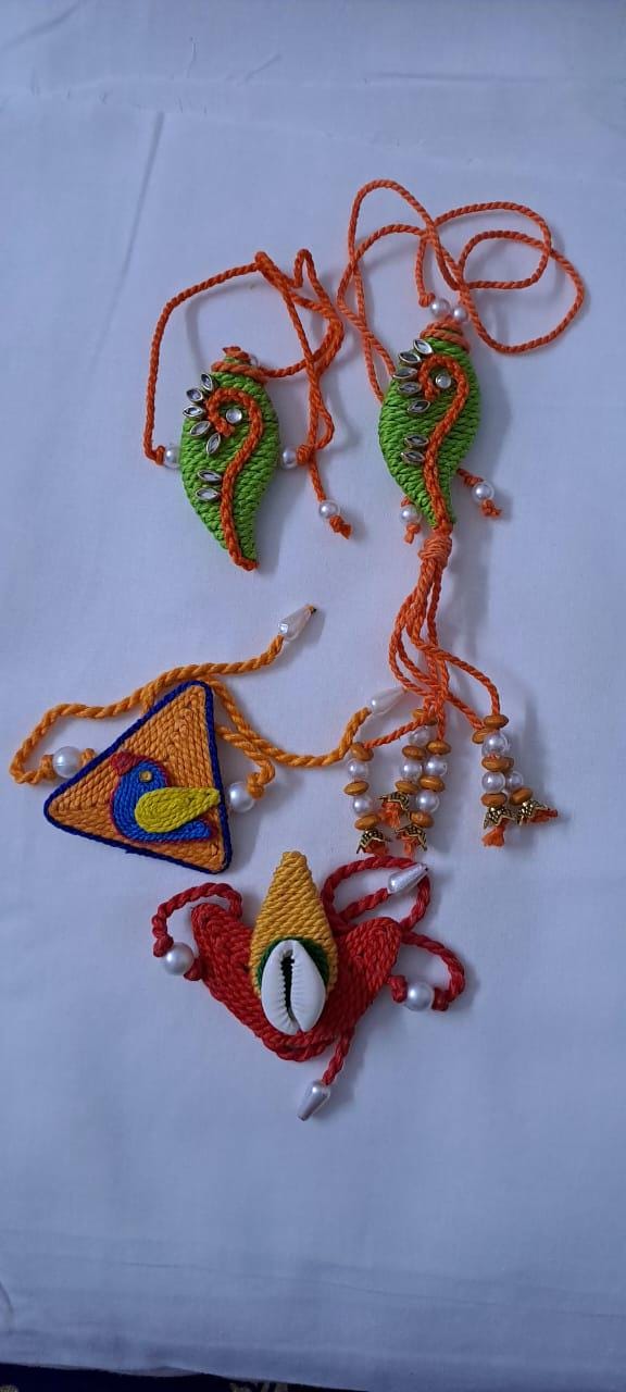 Combo rakhi set for Rakshabandhan festival (4 pcs including Bhai- Bhabhi set)