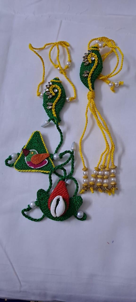 Combo rakhi set for Rakshabandhan festival (4 pcs including Bhai- Bhabhi set)