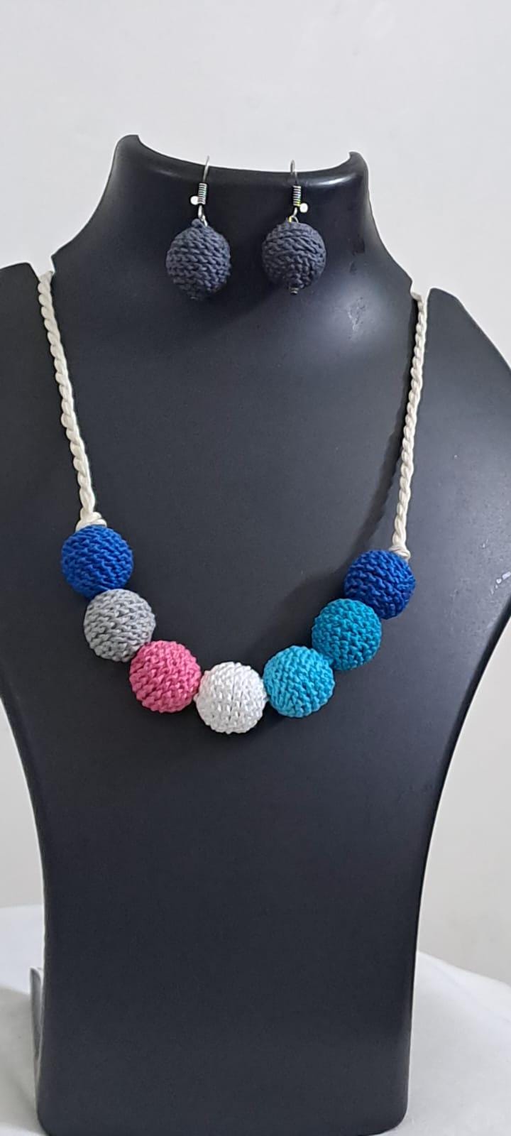 Handmade thread beads jewellery for summers