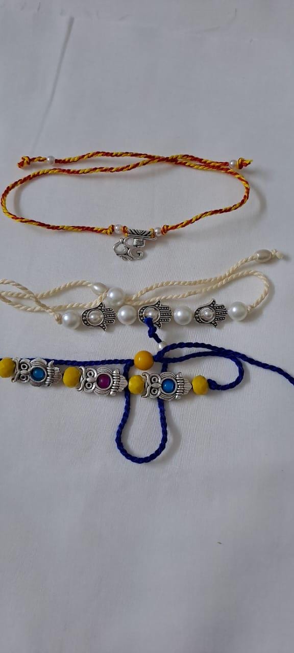 Combo rakhi set for Rakshabandhan festival (5 pcs )