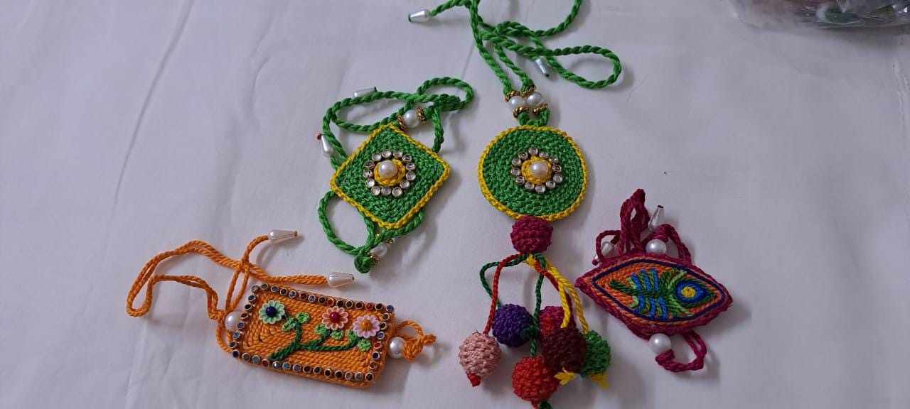 Combo rakhi set for Rakshabandhan festival (4 pcs including Bhai- Bhabhi set)