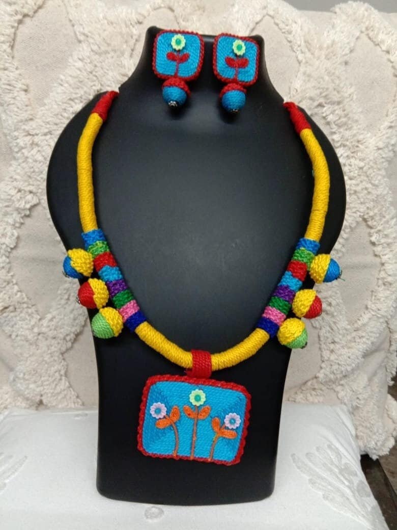 Handmade thread jewellery for summers