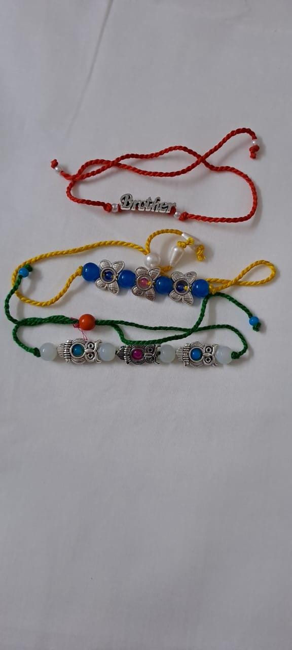 Combo rakhi set for Rakshabandhan festival (4 pcs )