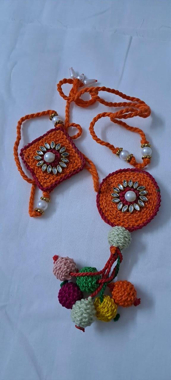 Combo rakhi set for Rakshabandhan festival (4 pcs including Bhai- Bhabhi set)