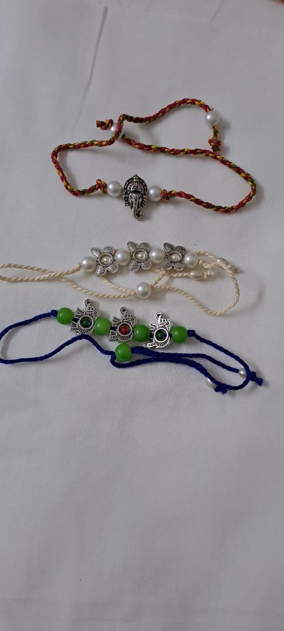 Combo rakhi set for Rakshabandhan festival (5 pcs )