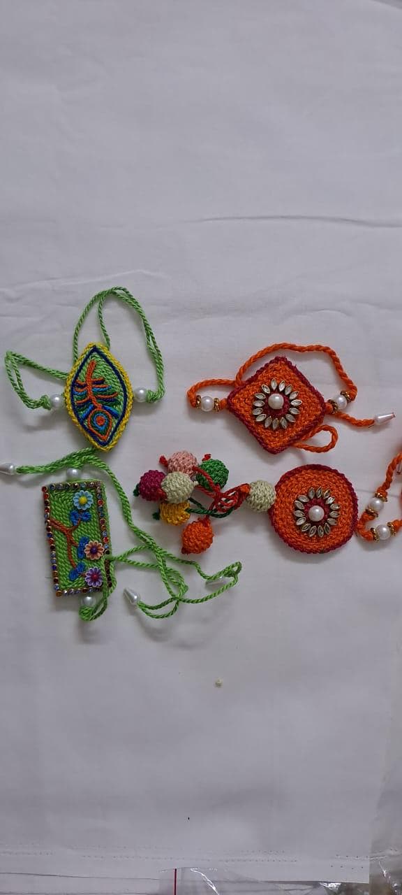 Combo rakhi set for Rakshabandhan festival (4 pcs including Bhai- Bhabhi set)