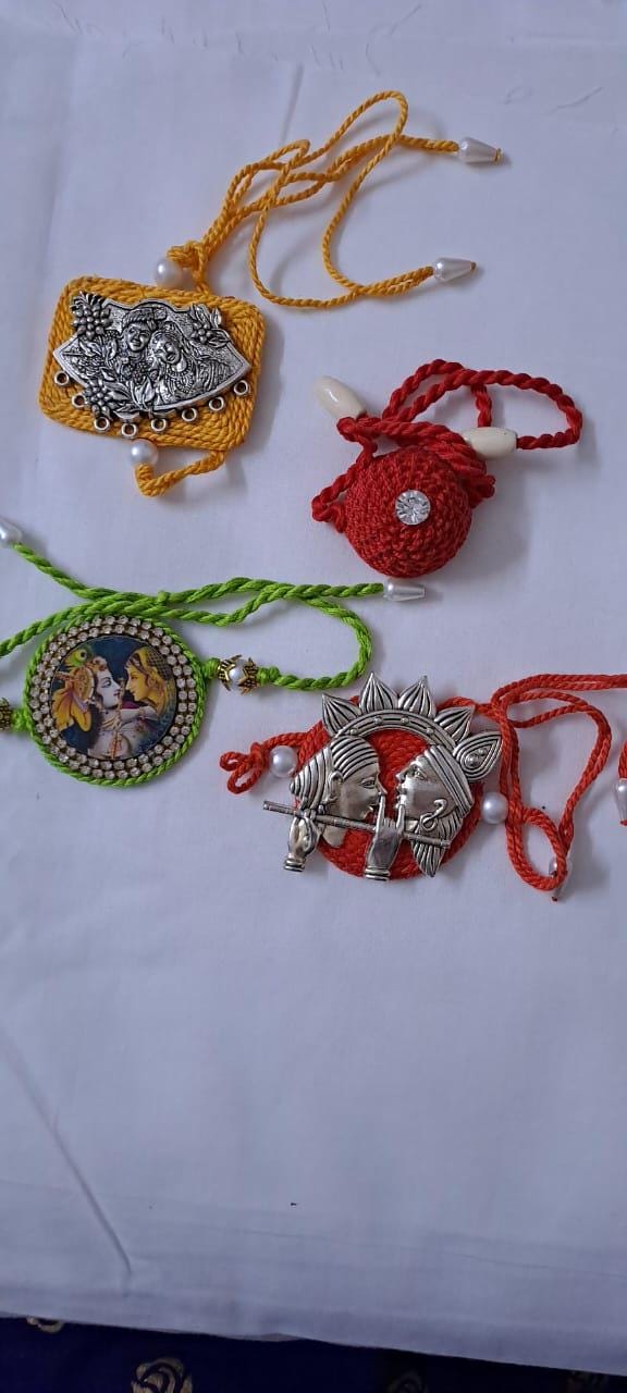 Combo rakhi set for Rakshabandhan festival (4 pcs )