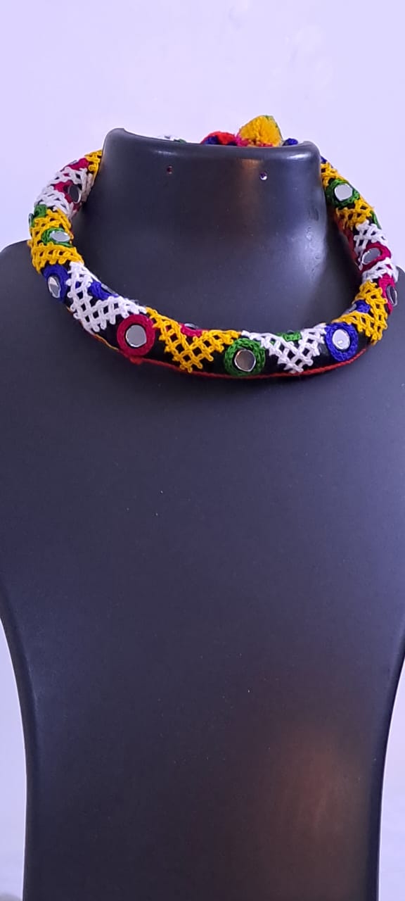 Kutch Embroidered Neckband (Hasuli) Set of Two