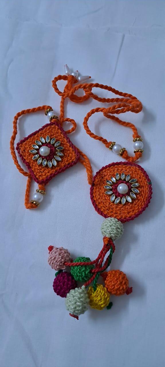 Combo rakhi set for Rakshabandhan festival (4 pcs including Bhai- Bhabhi set)