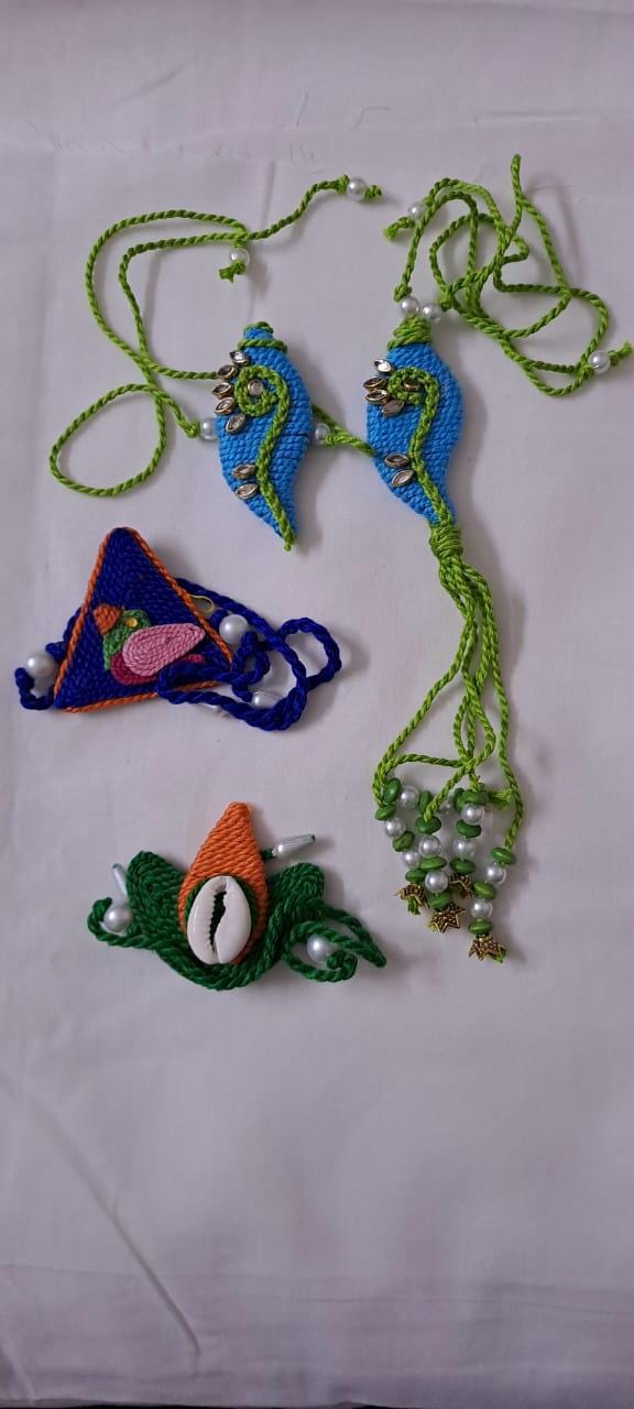 Combo rakhi set for Rakshabandhan festival (4 pcs including Bhai- Bhabhi set)