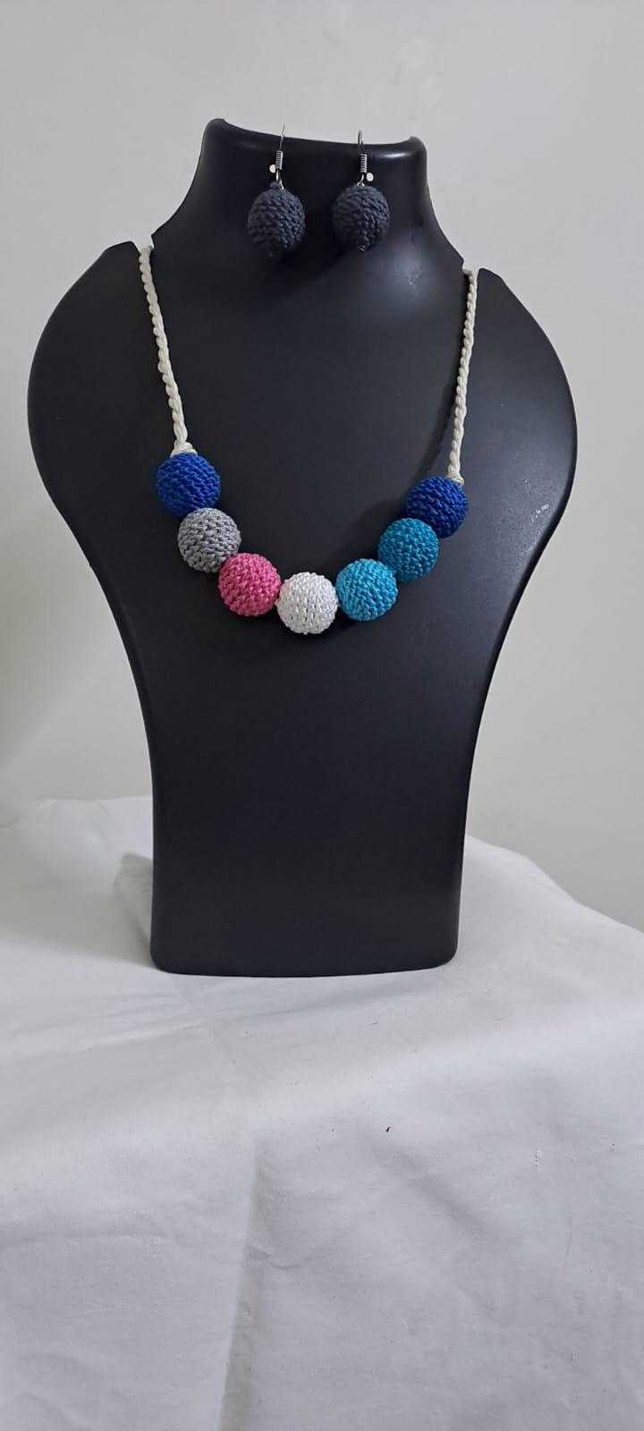 Handmade thread beads jewellery for summers
