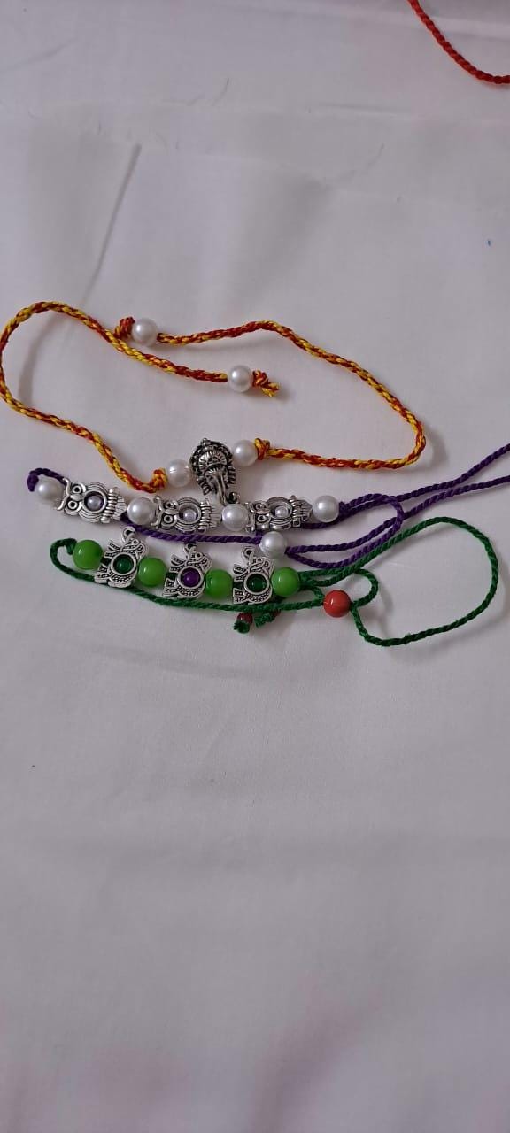 Combo rakhi set for Rakshabandhan festival (5 pcs )