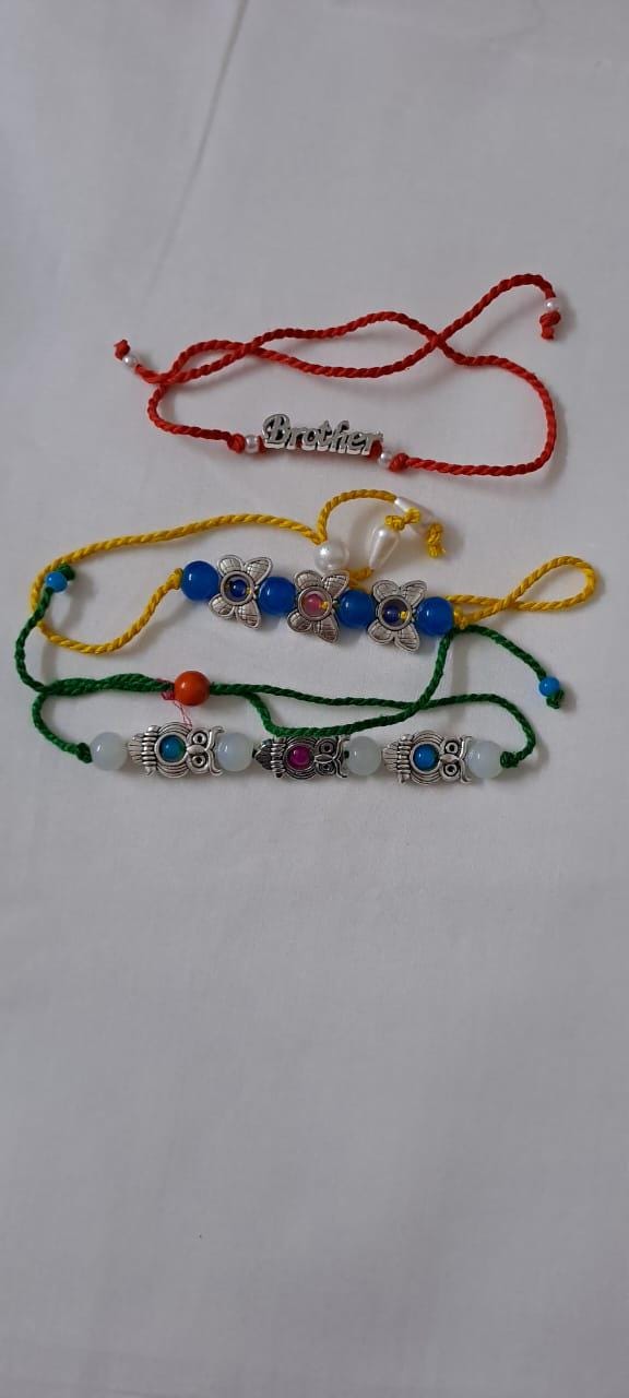Combo rakhi set for Rakshabandhan festival (4 pcs )