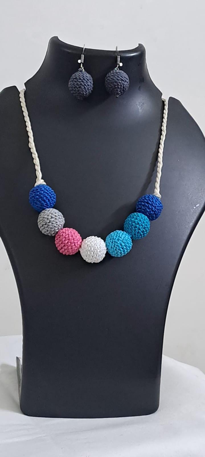 Handmade thread beads jewellery for summers