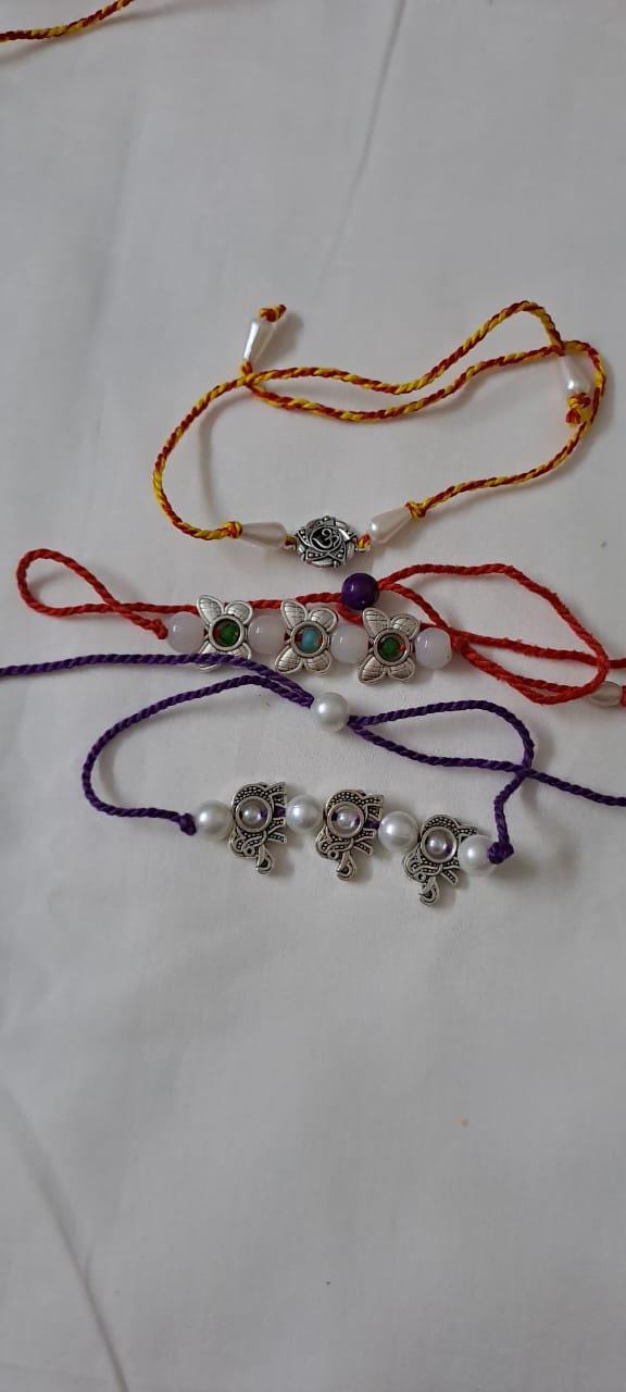 Combo rakhi set for Rakshabandhan festival (5 pcs )