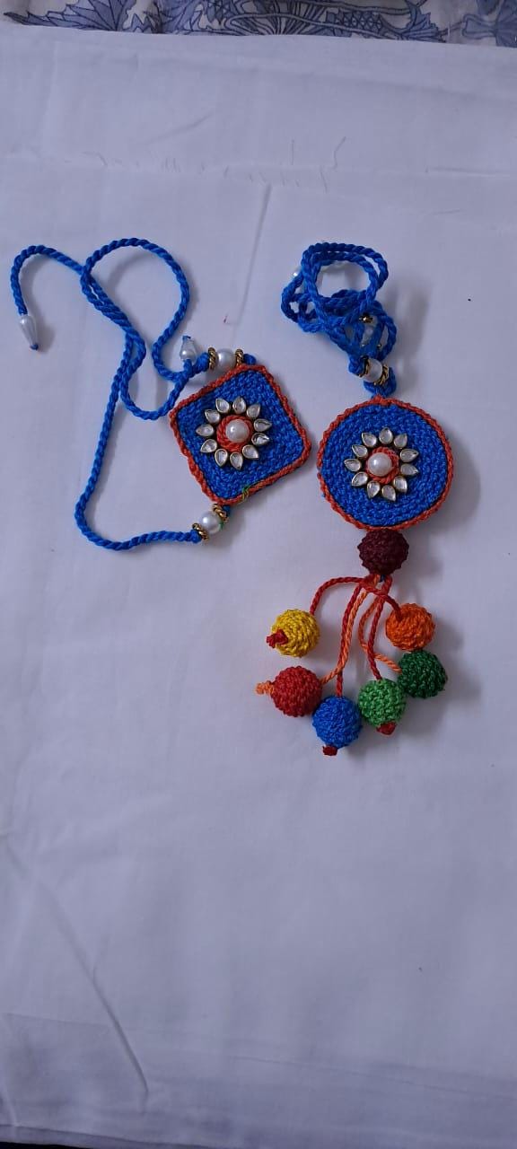 Combo rakhi set for Rakshabandhan festival (4 pcs including Bhai- Bhabhi set)