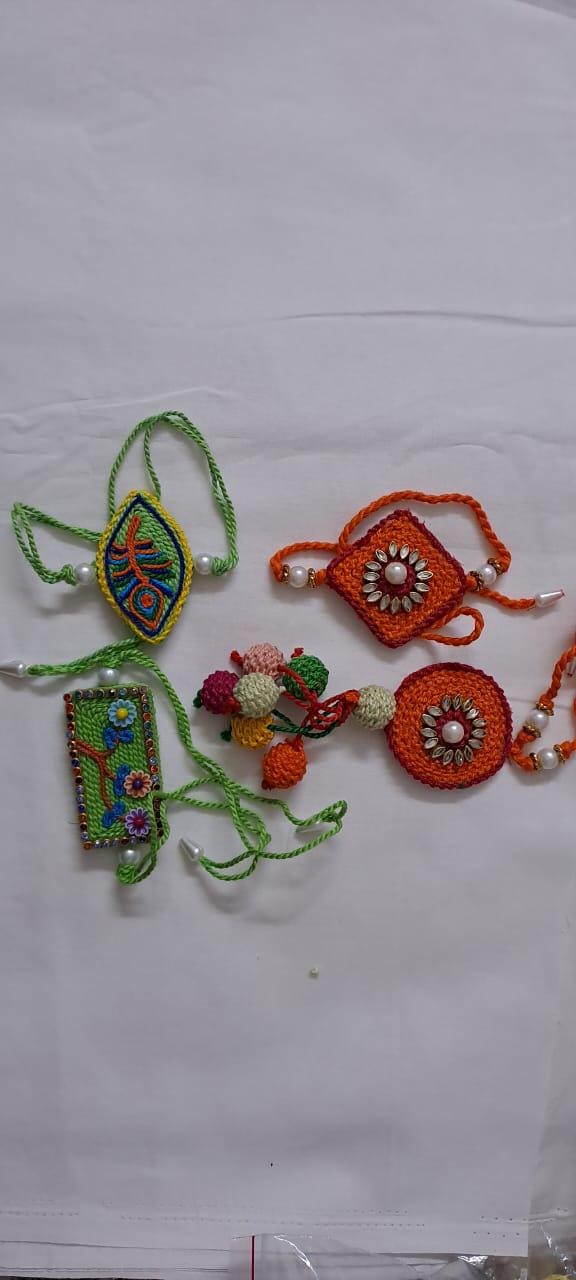 Combo rakhi set for Rakshabandhan festival (4 pcs including Bhai- Bhabhi set)