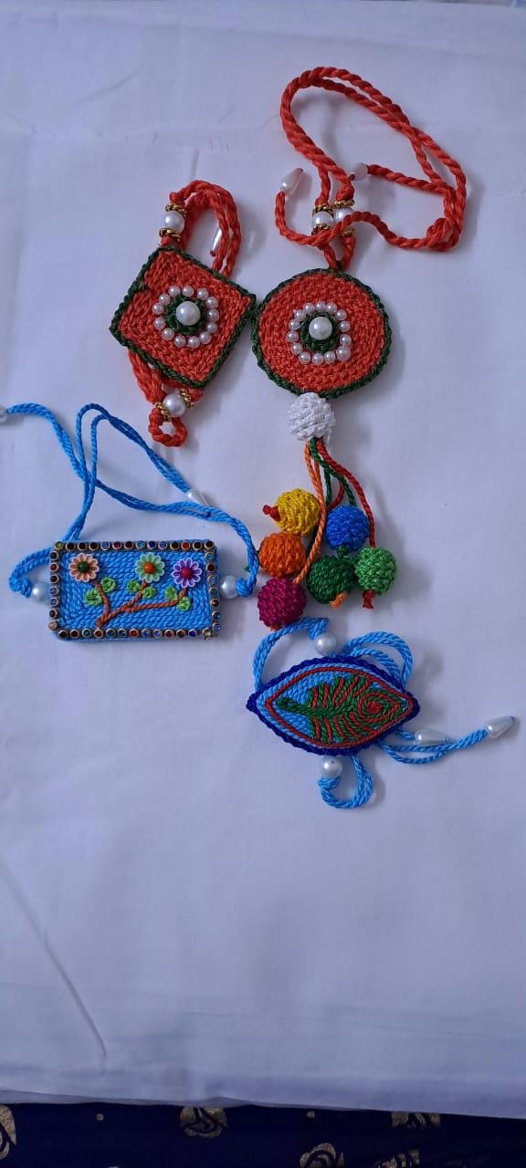 Combo rakhi set for Rakshabandhan festival (4 pcs including Bhai- Bhabhi set)