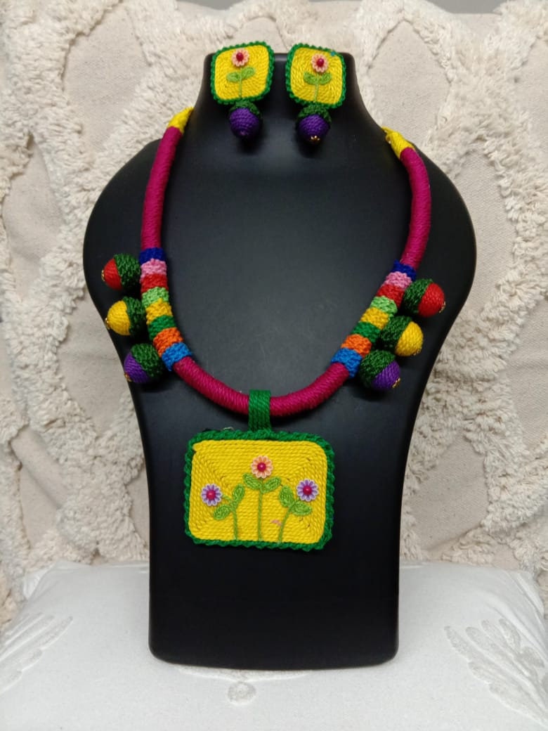 Handmade thread jewellery for summers