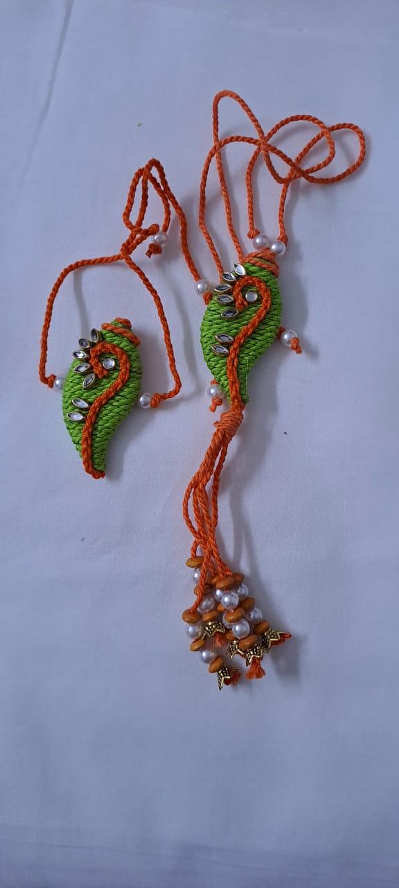 Combo rakhi set for Rakshabandhan festival (4 pcs including Bhai- Bhabhi set)