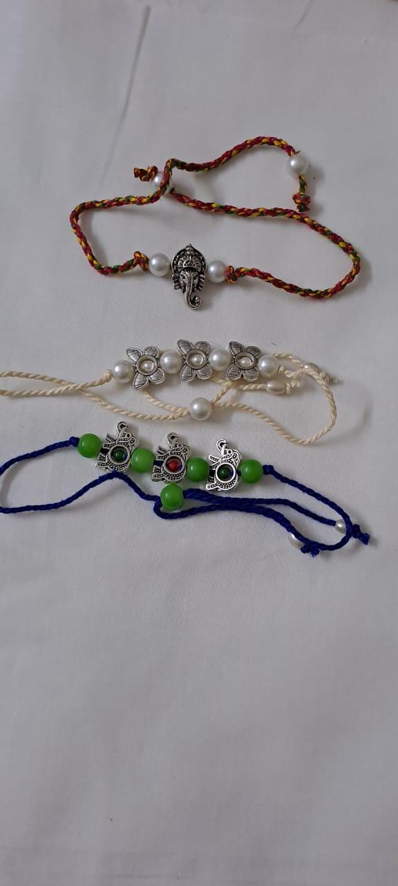 Combo rakhi set for Rakshabandhan festival (5 pcs )