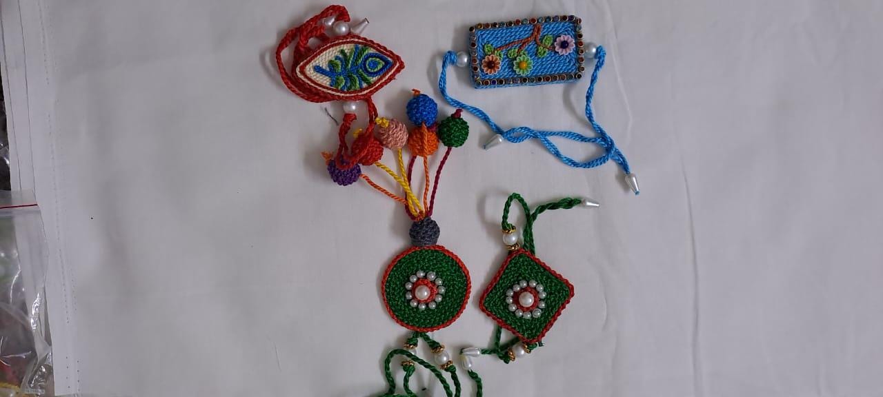 Combo rakhi set for Rakshabandhan festival (4 pcs including Bhai- Bhabhi set)
