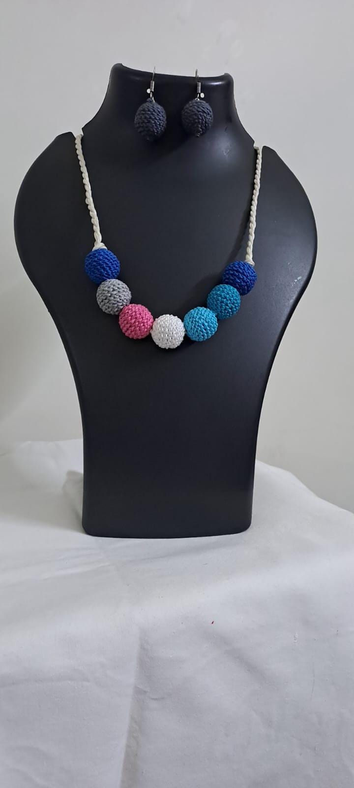 Handmade thread beads jewellery for summers