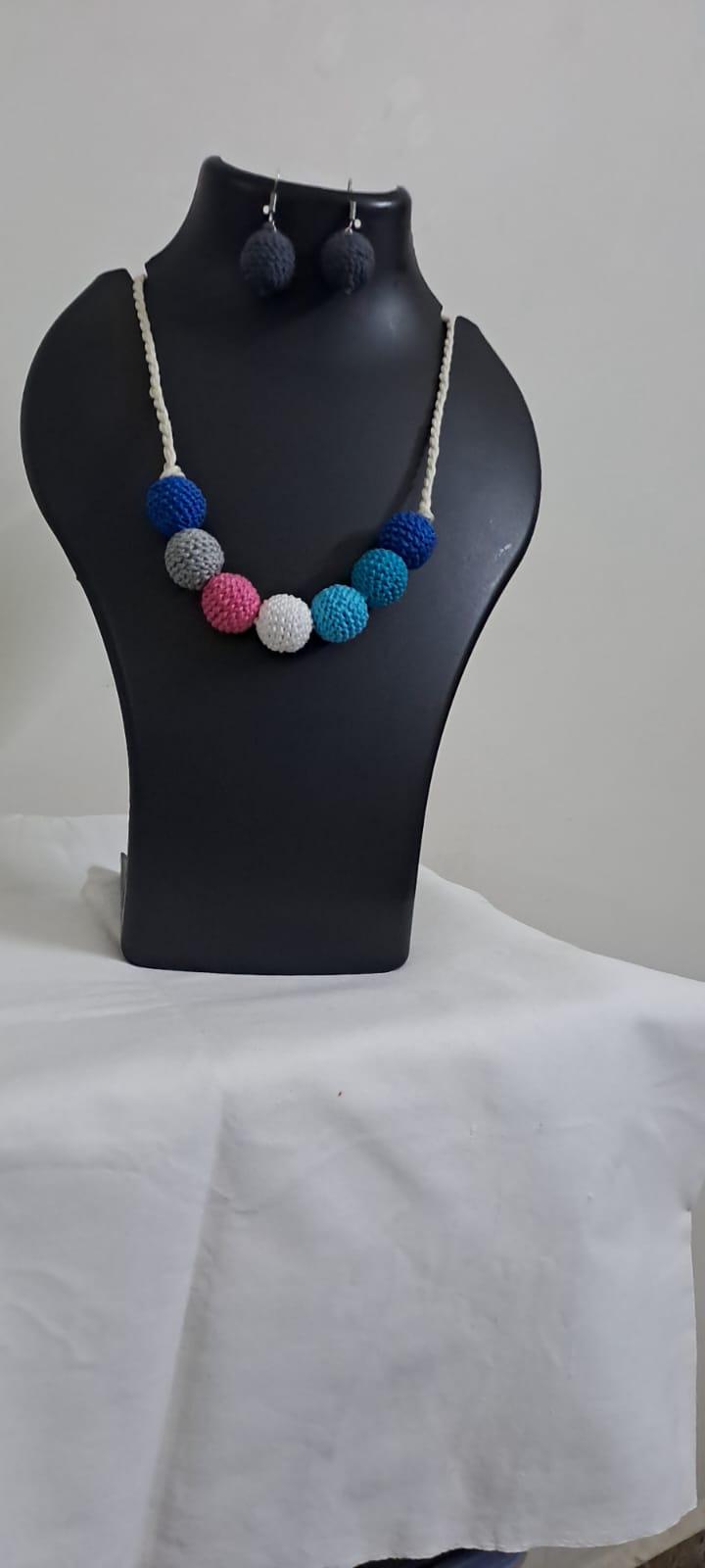 Handmade thread beads jewellery for summers