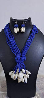 Exclusive combo shell necklaces  and matching earrings (4 sets)