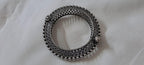 Silver oxidised bracelet/kada
