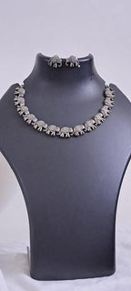 Exclusive n beautiful elephant necklace n matching earrings