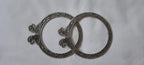 Traditional silver oxidised bangles