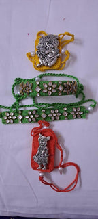 Combo rakhi set for Rakshabandhan festival (4 pcs including Bhai- Bhabhi set)