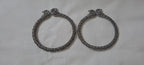 Traditional silver oxidised bangles