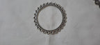 Combo offer of 3 single traditional silver oxidised bangles