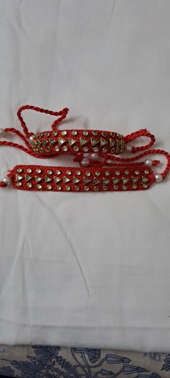 Combo rakhi set for Rakshabandhan festival (4 pcs including Bhai- Bhabhi set)