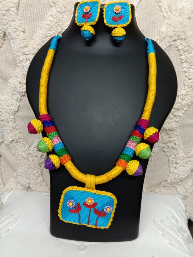 Handmade thread jewellery for summers