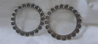 Traditional silver oxidised bangles